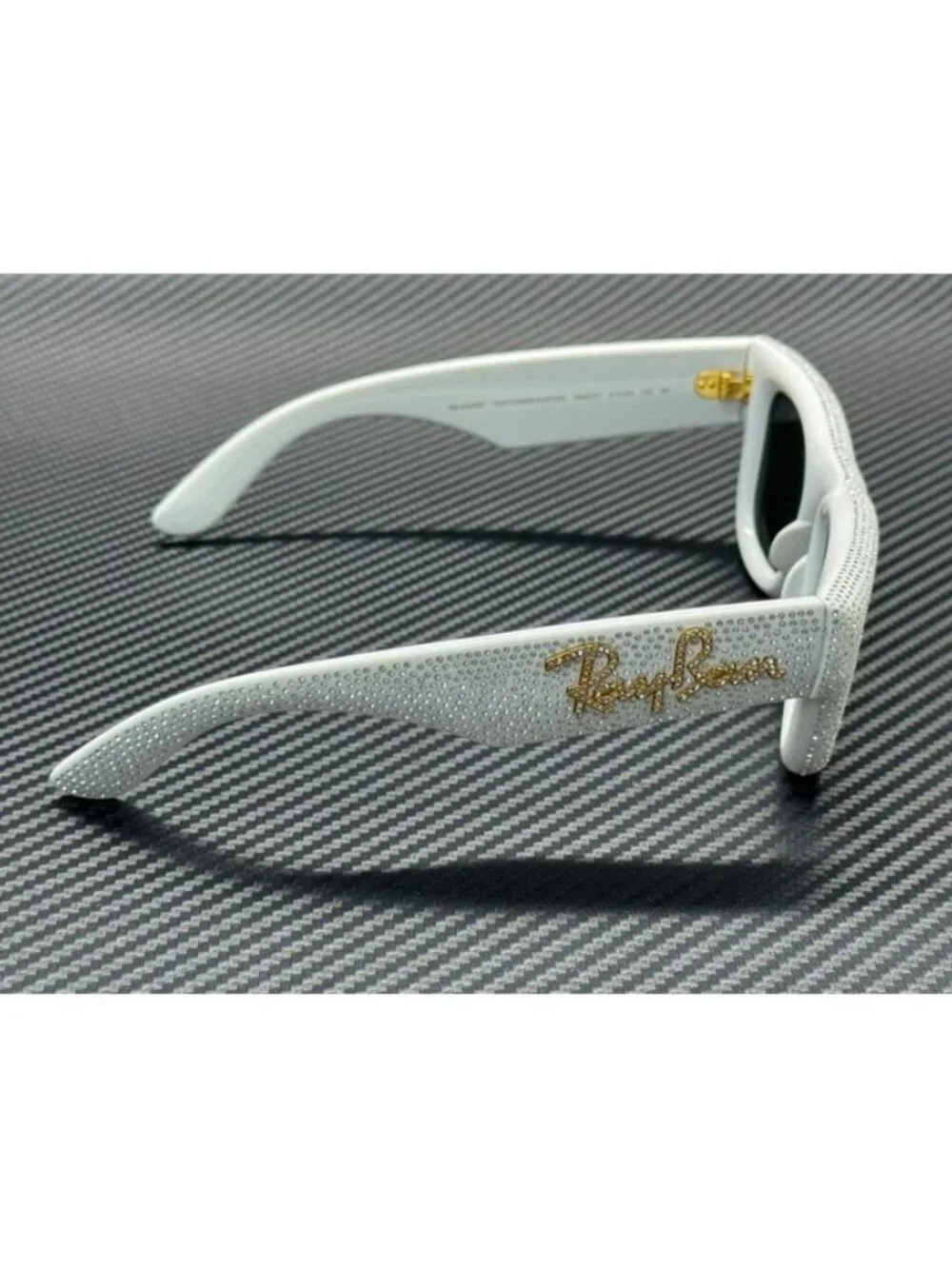 New Ray-Ban Men White Strass Sunglasses 47-23-145